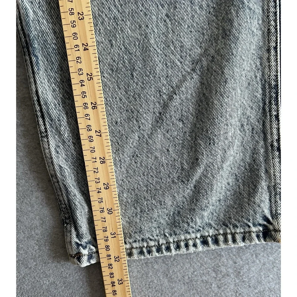 Aeropostale 90's Baggy Women's Jeans Size 10R Y2K Wide Leg Light‎ Acid Wash 32